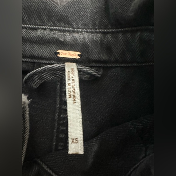 Free People Moonchild Denim Shirt Jacket size XS - Picture 10 of 12